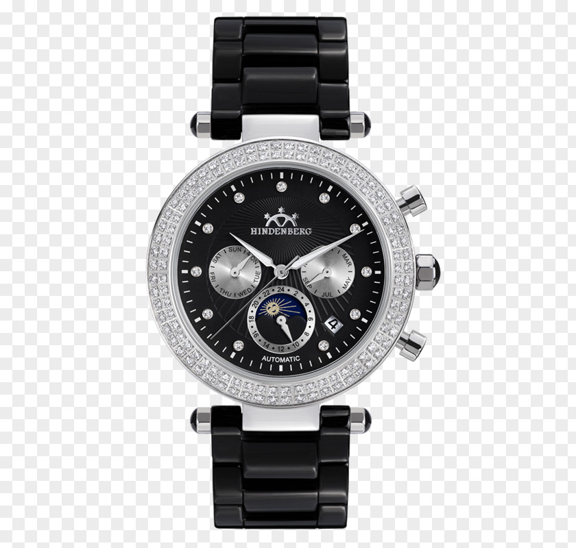 Watch Guess Clock Chronograph Strap PNG