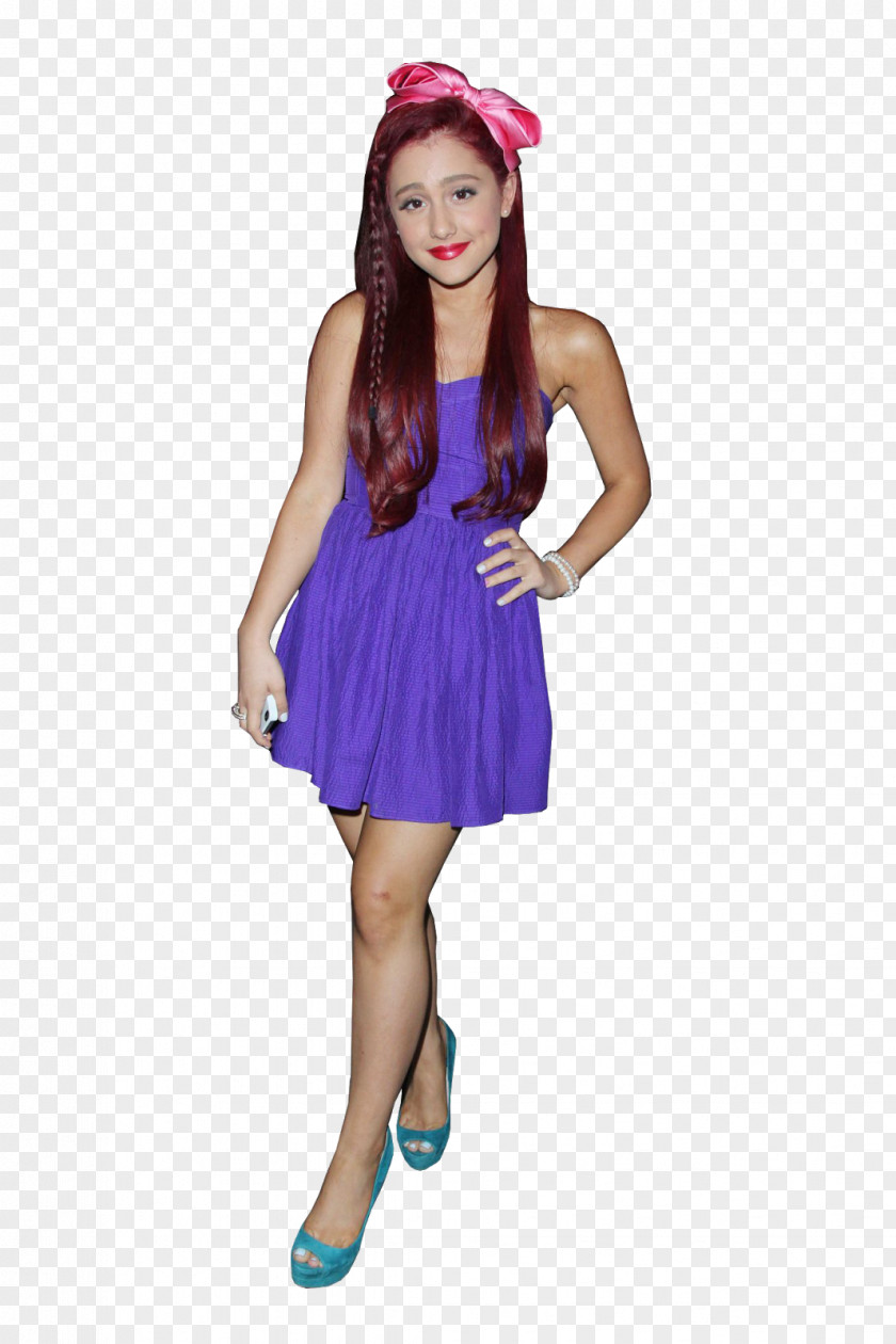 Ariana Grande Fashion Cocktail Dress PNG