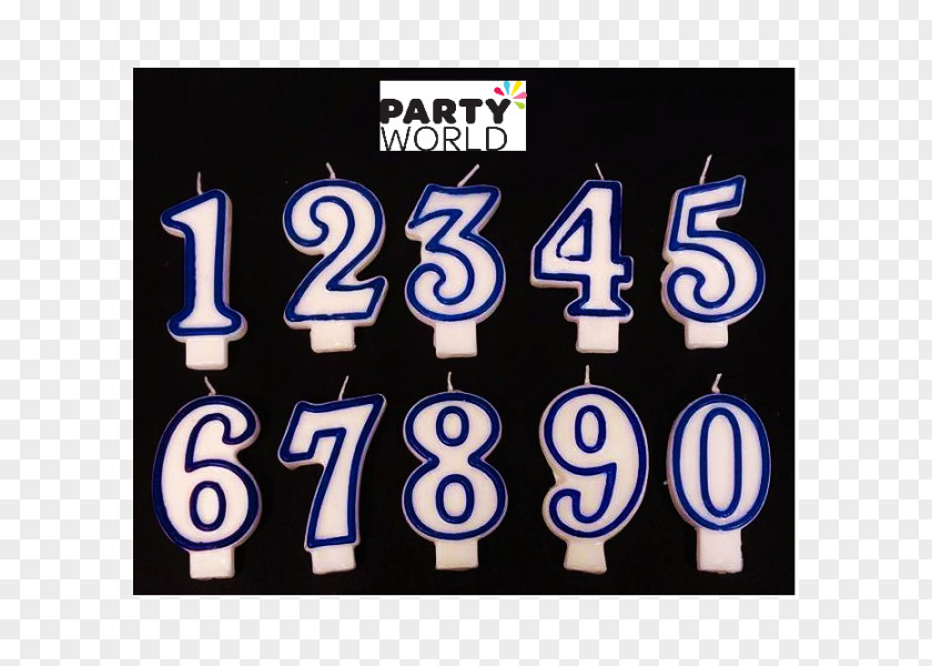 Birthday Candle Number Brand Logo Signage PNG