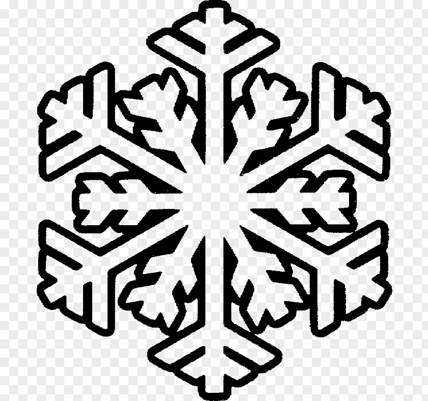 Snowflake Line Art Coloring Book Mandala PNG