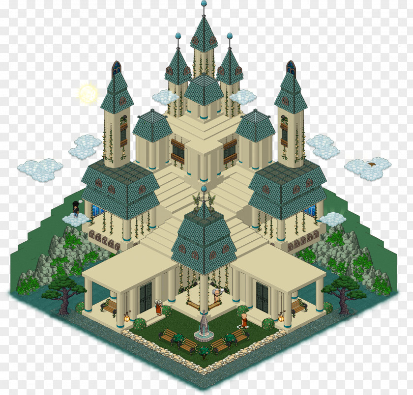 Temple Habbo Diamond Avatar Air Nomads PNG