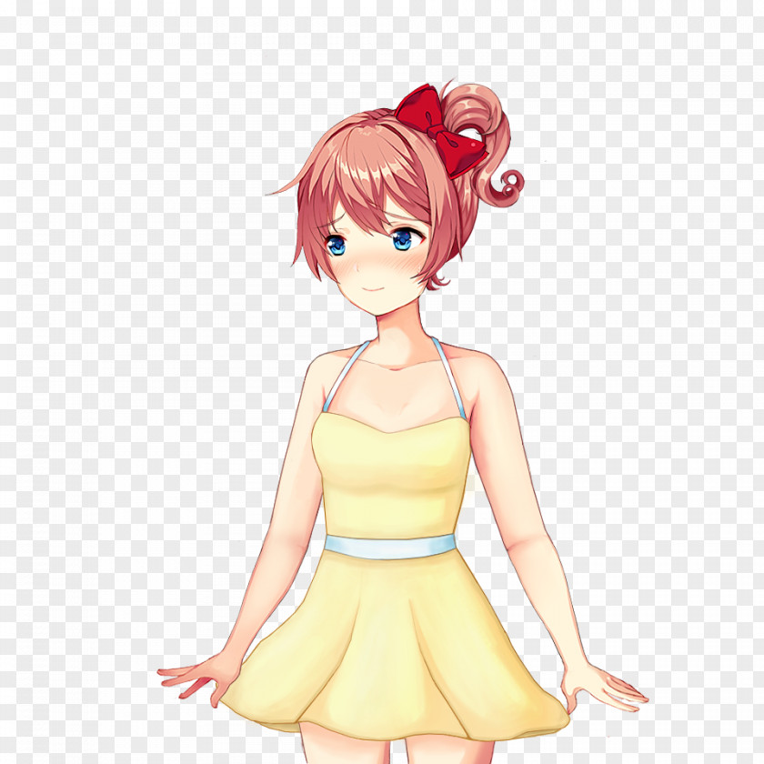 Cute Dress Doki Literature Club! Reddit 0 Linux PNG