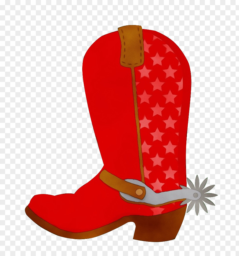 Footwear Cowboy Boot Red Shoe PNG