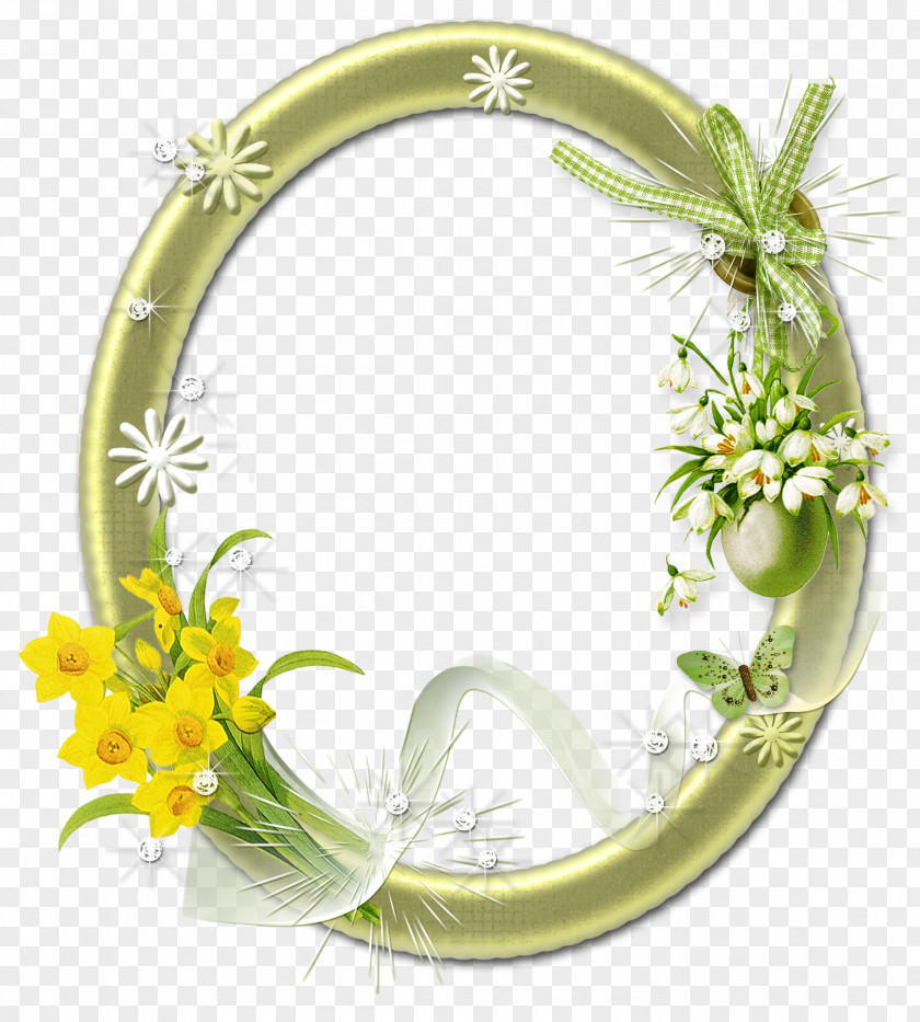 Gold Flower Picture Frames Borders And PNG