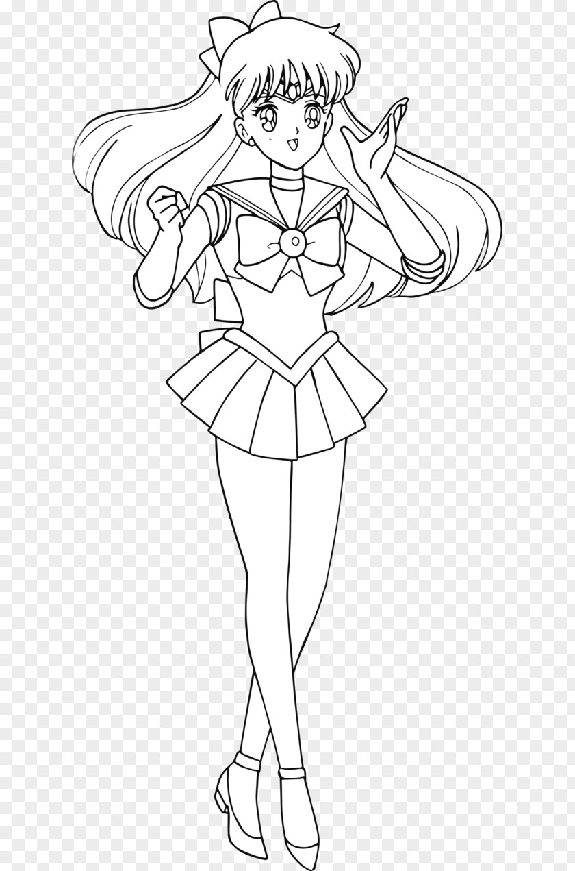 Sailor Moon Venus Chibiusa Luna Mars Mercury PNG