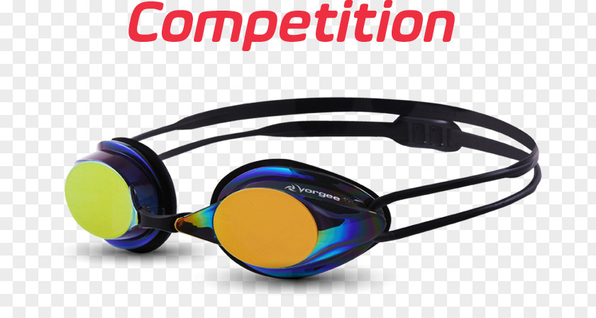 Swimming Training Goggles Light Glasses Anti-fog Lens PNG