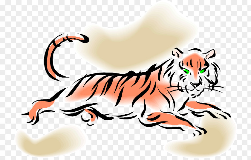 Tiger Habitat Cliparts Sundarbans Bengal Felidae Clip Art PNG