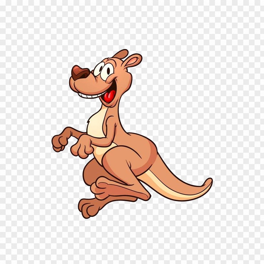 Laughing, Happy Kangaroos Kangaroo Jumping Clip Art PNG