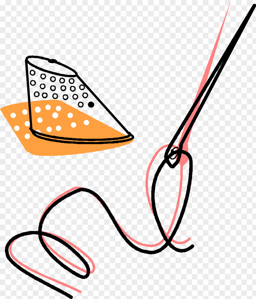 Sewing And Iron Needle Thread Yarn Clip Art PNG