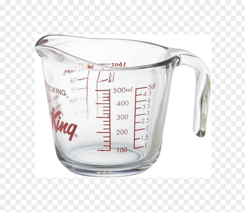 Cup Measuring Fire-King Anchor Hocking Glass PNG