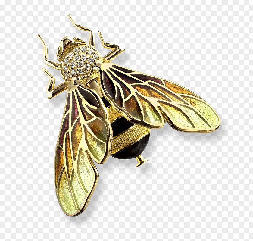 Leaf Flower Bee Brooch Insect Earring Jewellery PNG