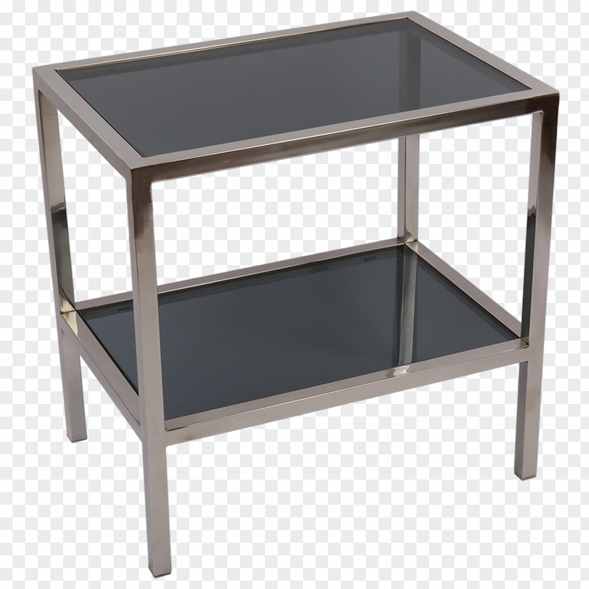 Table Glass Bijzettafeltje Furniture Chromium PNG