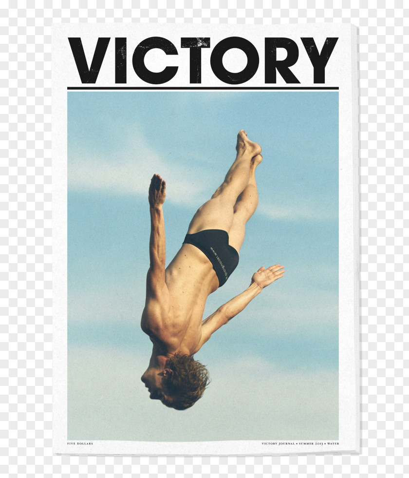 Vintage Victory Magazine Commercial Art Design Editorial Poster PNG