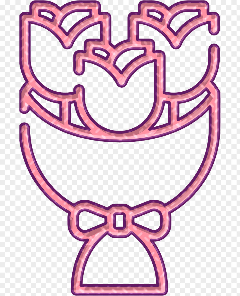 Wedding Icon Bouquet PNG