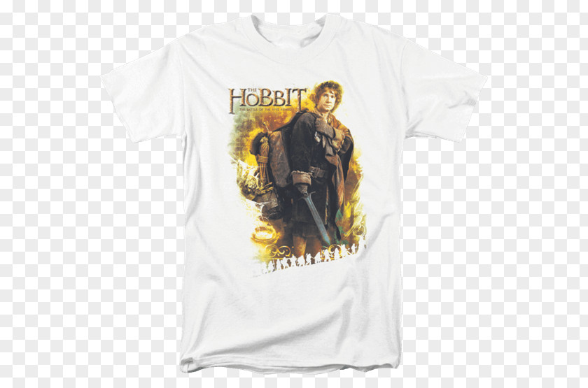 Bilbo Baggins T-shirt The Hobbit Lord Of Rings PNG