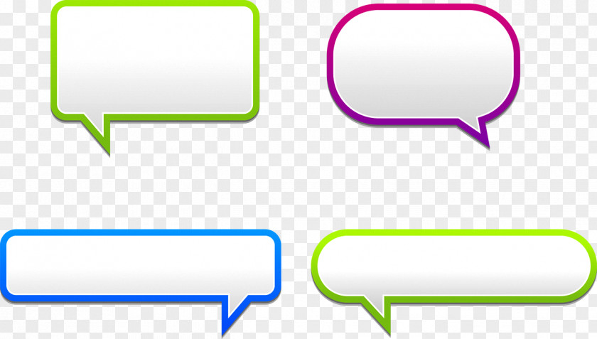 Colorful Dialog Bubbles Bubble Speech Balloon Dialogue PNG