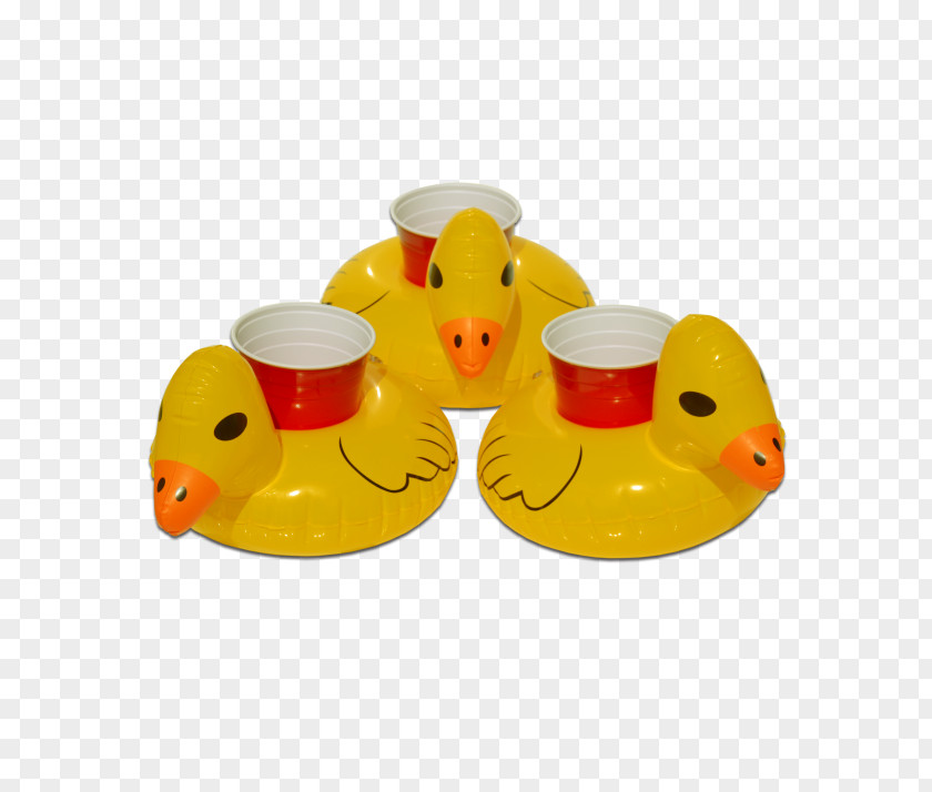 Duck Drink Cup Holder Inflatable Beer PNG
