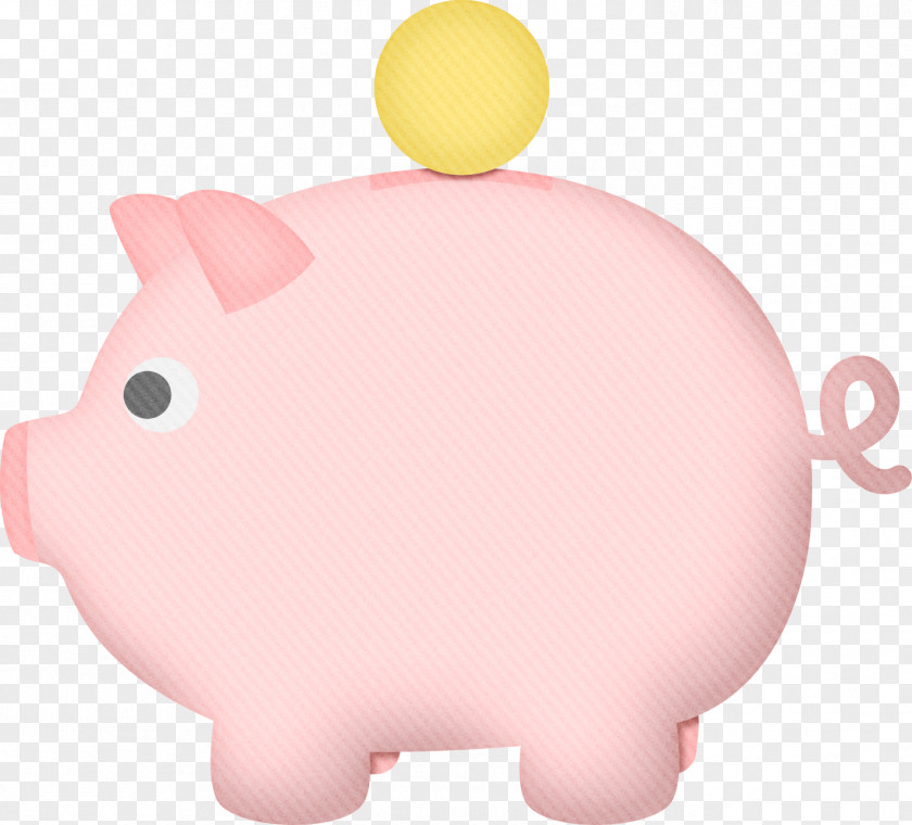 Pig Snout Piggy Bank Pink M PNG