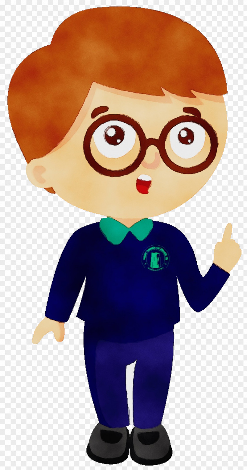 Art Glasses School Boy PNG