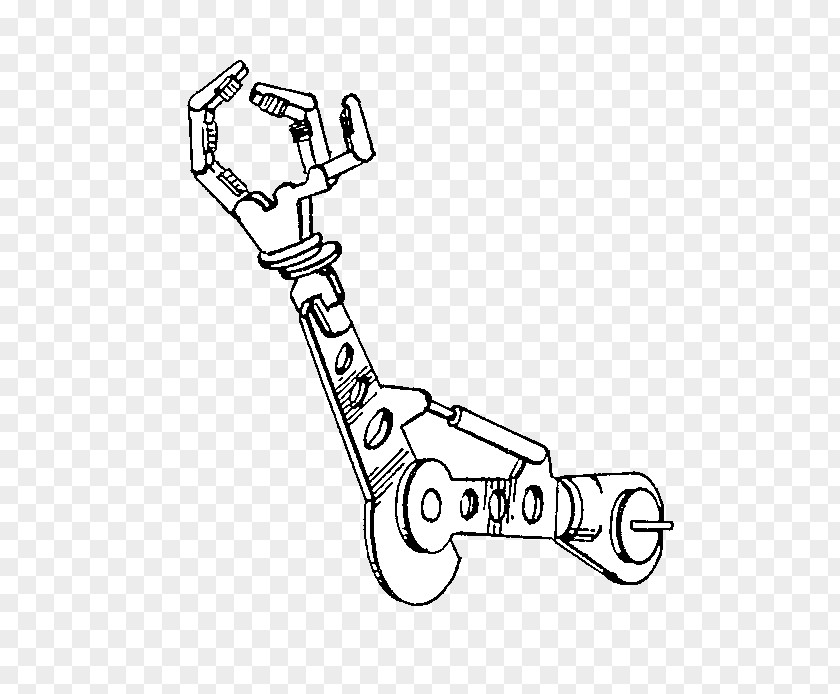 Mechanical Steampunk Robotic Arm PNG