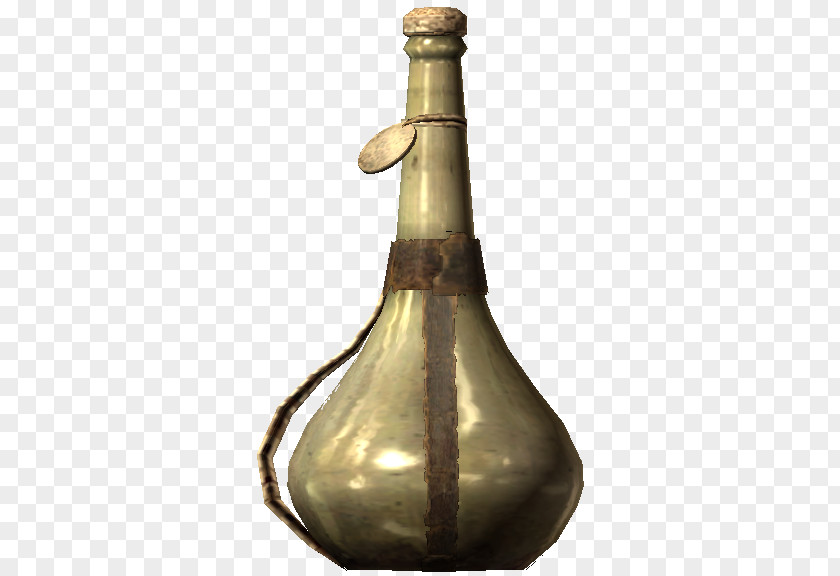 The Elder Scrolls V: Skyrim Potion Invisibility Glass Bottle Item PNG