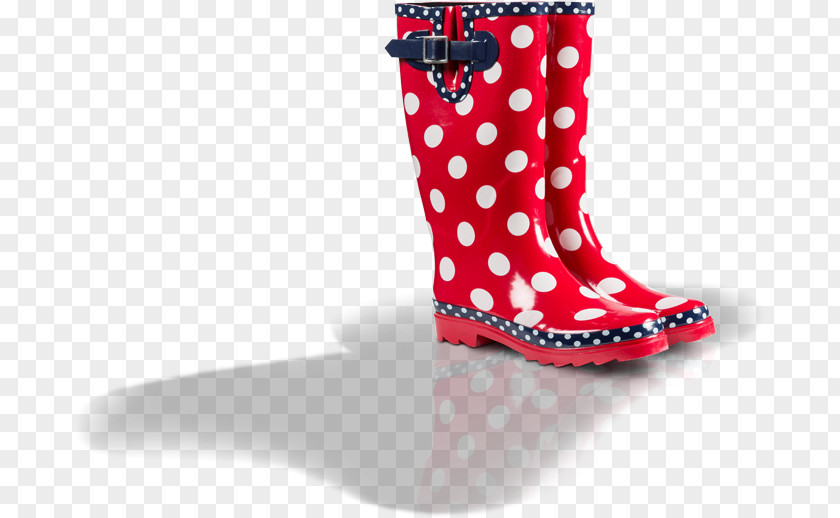 Boot Wellington Polka Dot Fashion PNG