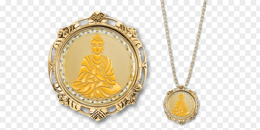 Buddha Necklace Locket PNG