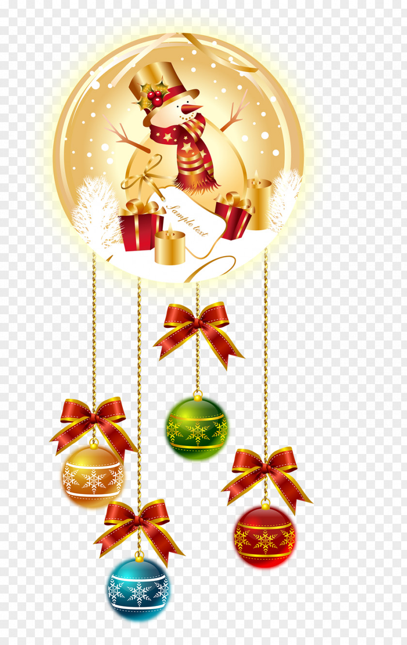 Creative Christmas Decoration Ornament PNG