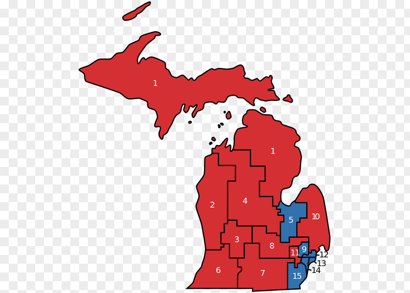 Map Michigan Royalty-free PNG