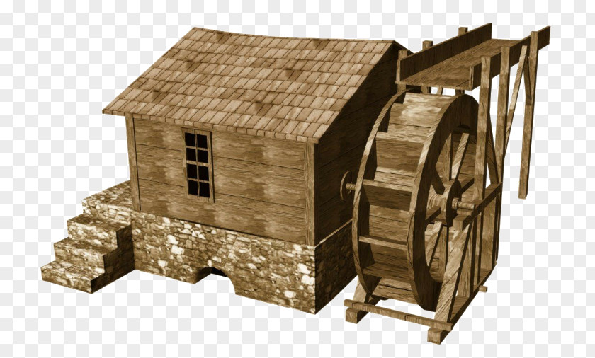 Stock Illustration Watermill Photography PNG