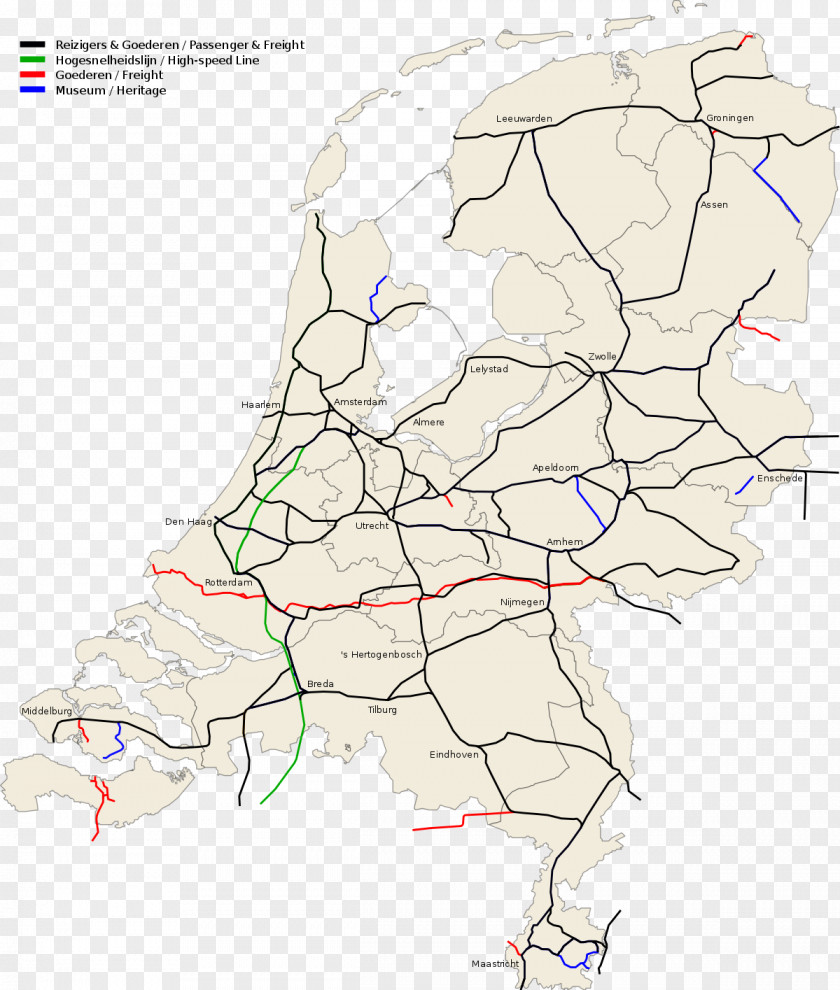 Train Rail Transport Hoek Van Holland Haven Metro Station Trams In Rotterdam PNG