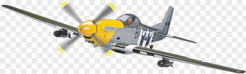 Airplane North American P-51 Mustang Radio-controlled Aircraft Model PNG