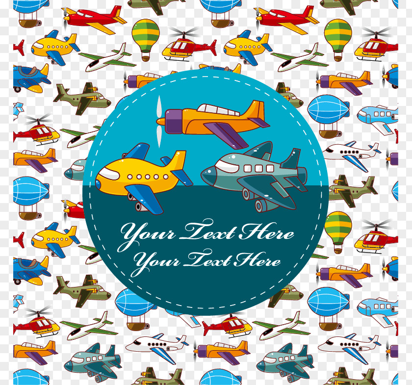 All Kinds Of Aircraft Cartoon Creative Airplane Royalty-free Illustration PNG