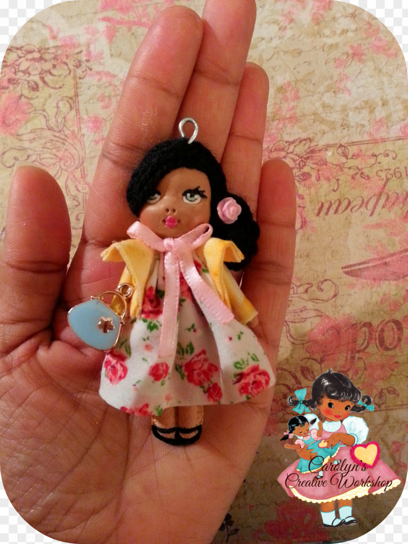Doll Pink M Figurine Finger PNG