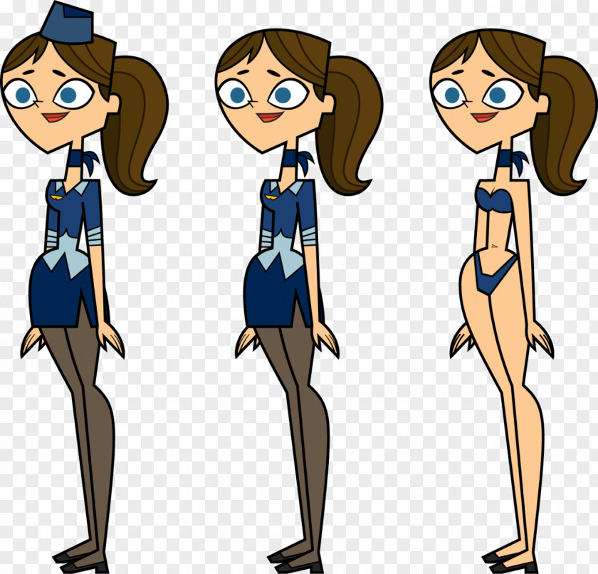 Flight Attendant Heather Total Drama Action Hollywood PNG