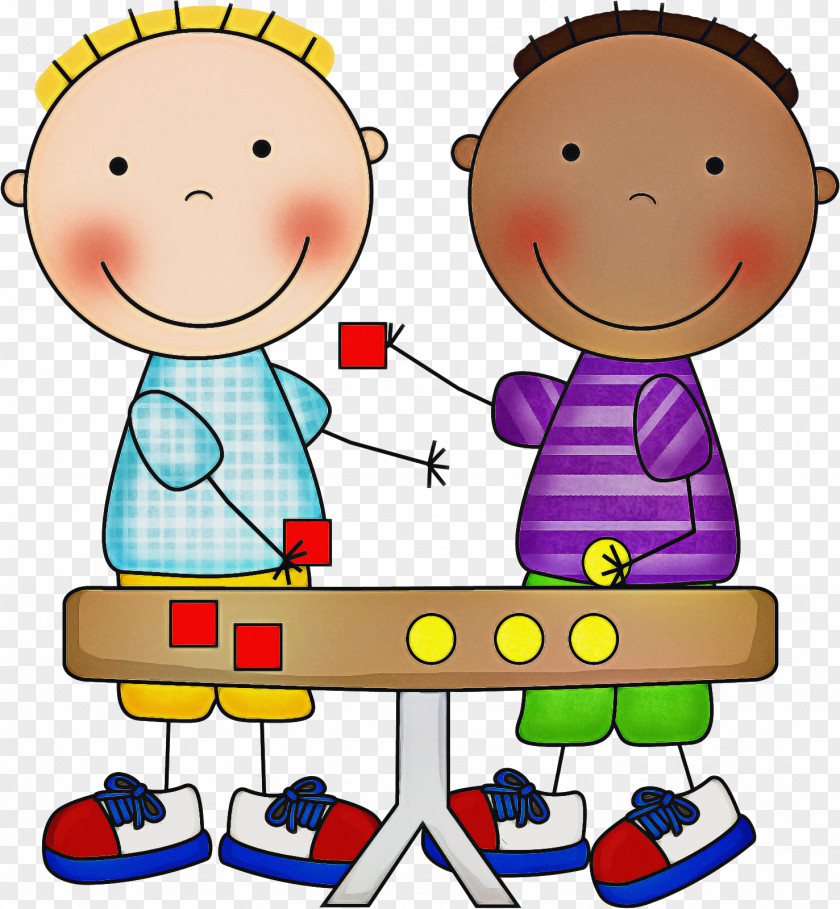 Happy Playing With Kids Cartoon Clip Art Child Sharing Male PNG