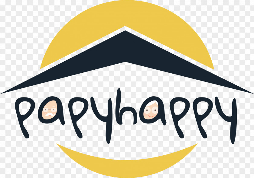 Employe PAPYHAPPY Old Age Home Retirement Logo House PNG
