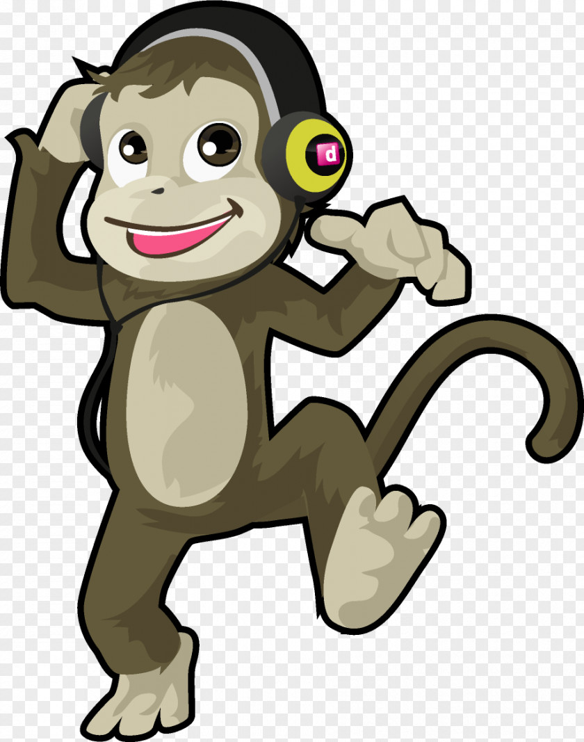 Gambar Monyet Kartun Cartoon Monkey Clip Art Primate PNG