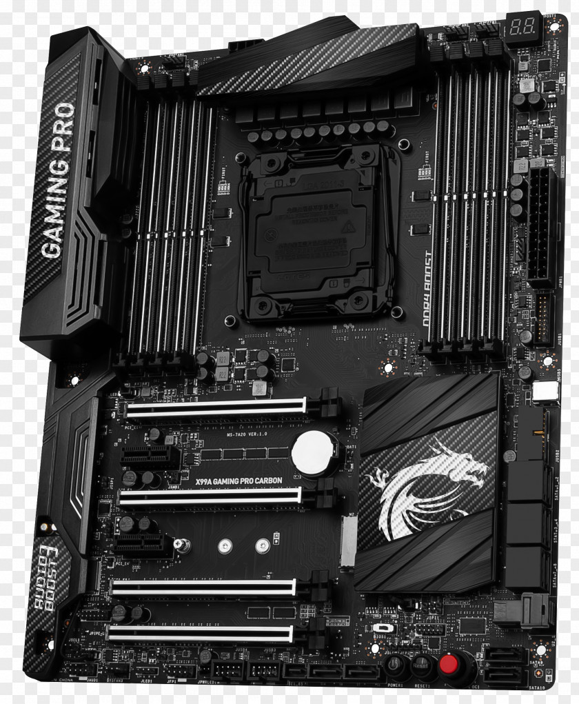Gaming Motherboard RGB & Hi-Fi GAMING X99A GODLIKE Intel X99 Micro-Star International PNG