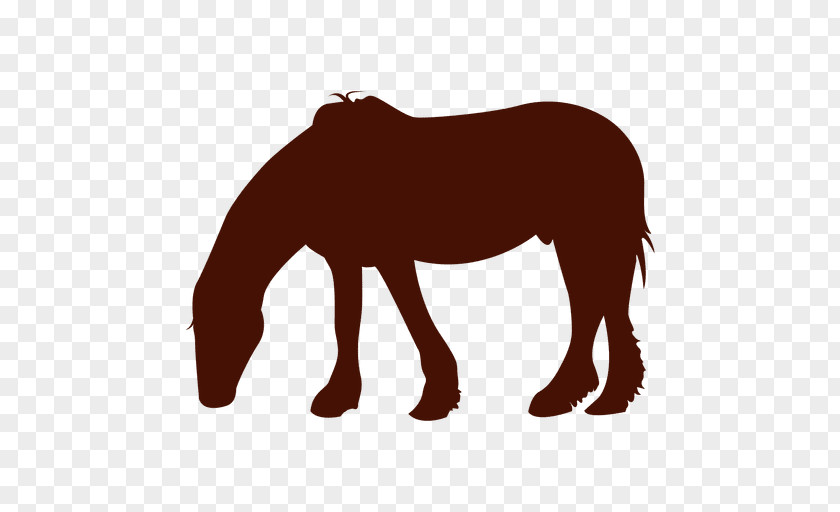 Mustang Pony Stallion Silhouette Clip Art PNG