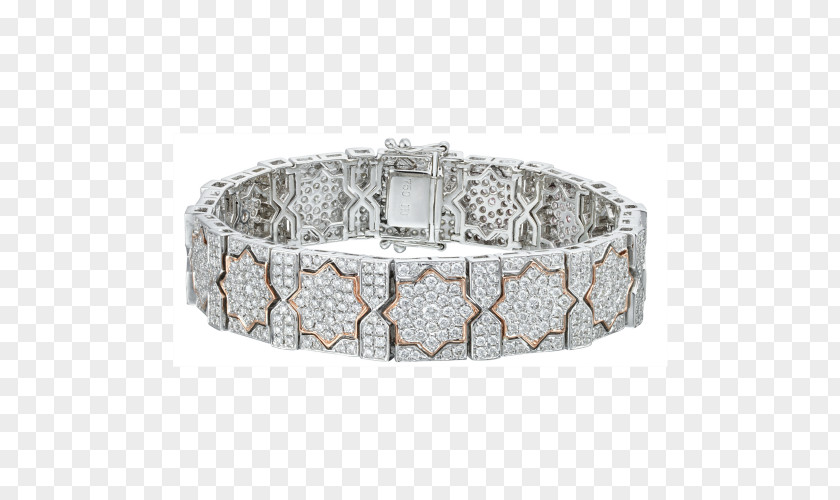 Silver Bracelet Bling-bling PNG