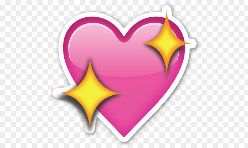 Sparkly Heart Cliparts World Emoji Day Sticker Die Cutting Emoticon PNG