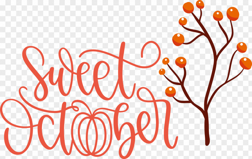 Sweet October October Fall PNG