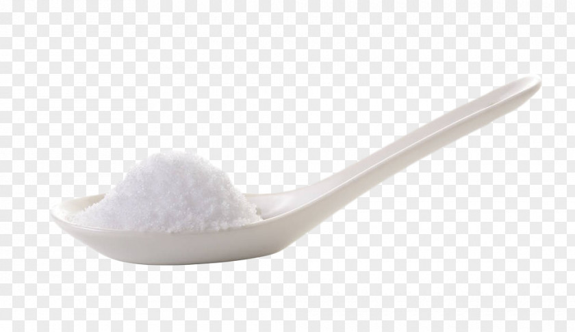 The Sea Salt In A White Spoon Sucrose PNG
