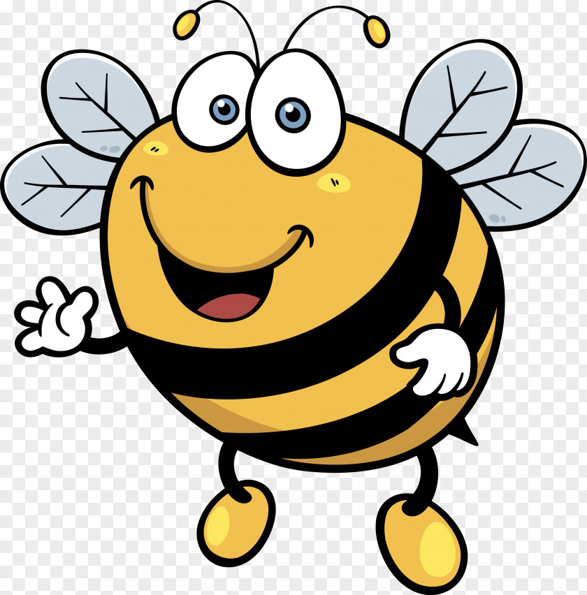 Bee Hornet Cartoon Royalty-free PNG