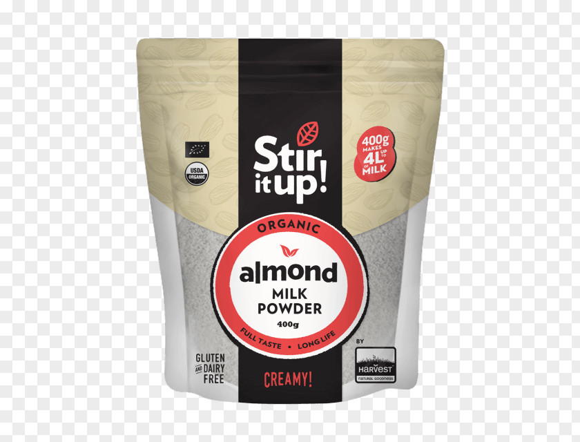 Milk Plant Substitute Almond Powdered PNG