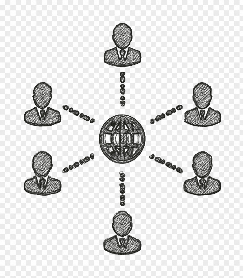 Business Icon Network People PNG