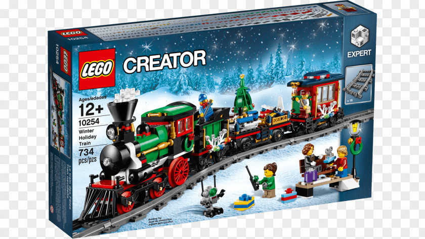 Christmas Express Train Lego Creator Toy Minifigure PNG