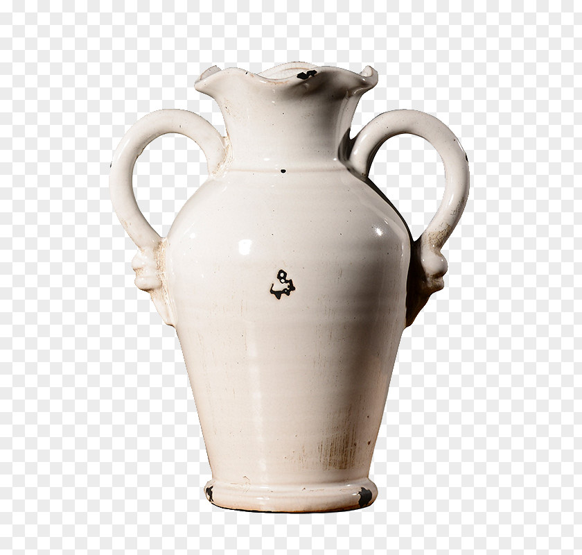 Ears White Vase Material Jug PNG