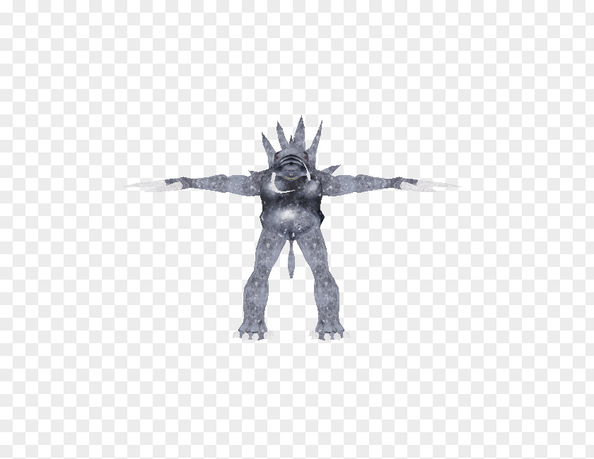 Oblivion Troll Figurine Character PNG